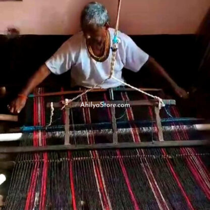 Black Traditional Ghongadi - 10*3.5 ft. - Image 4