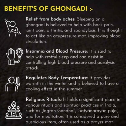 Original White Ghongadi(Jawal) - 10*3.5 ft - Image 2